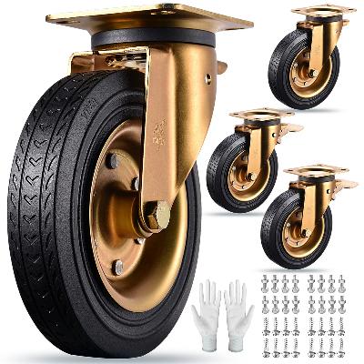 Rubber Wheel Casters