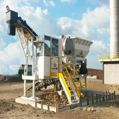 Semi Automatic Mobile Concrete Plant
