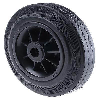 Black Rubber Trolley  Wheels