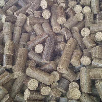 Graundnut Shell Biomass Briquettes