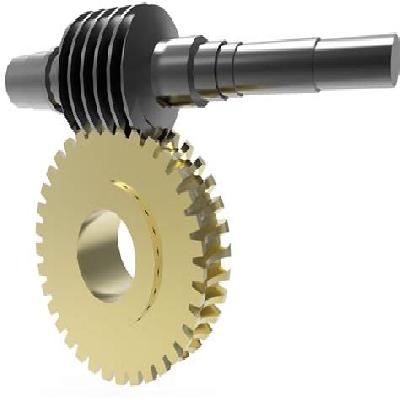 Mild Steel Worm Gear With Shaft
