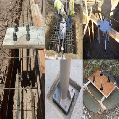 Red Oxide Foundation Bolt