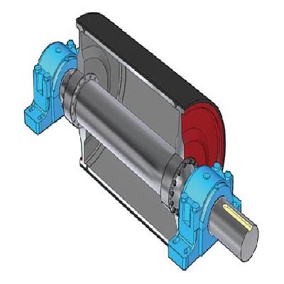Mild Steel Conveyor Head Return Pulley