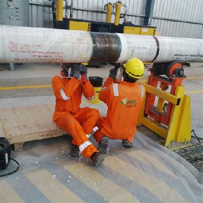Aluminum Handle Silicone Coated Steel Pipeline Joint Coating Rolle