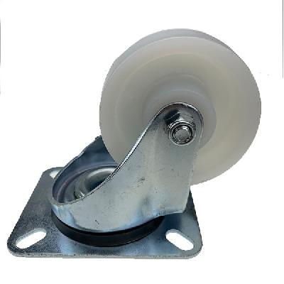 White Nylon Roller Wheels