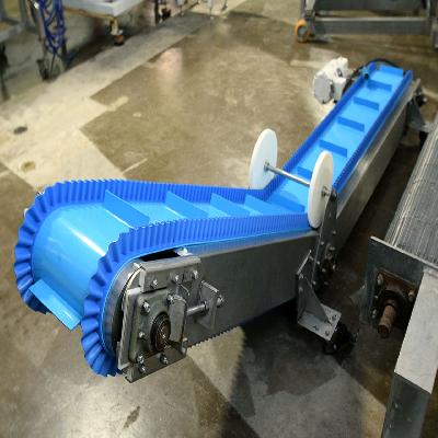 Sidewall Cleated Belt Conveyor