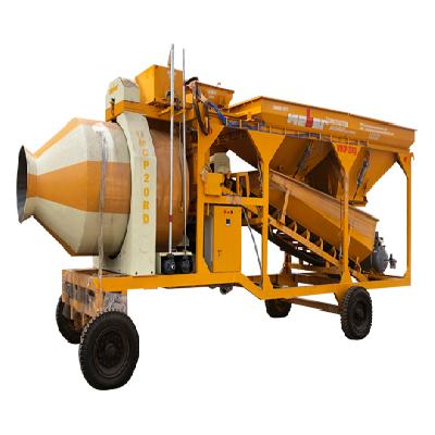 Reversible drum batching plant