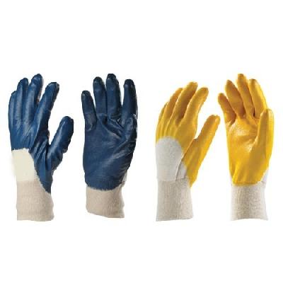Nitrile Light Coated Gloves with Knit Wrist
