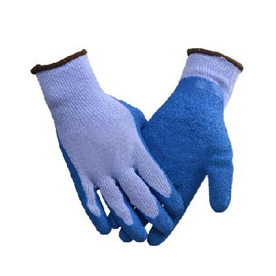 Poly Cotton or Polyester Liner with Crinkled Latex Glove