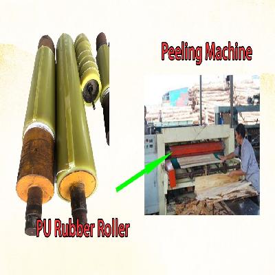 Plywood Peeling Machine PU Roller