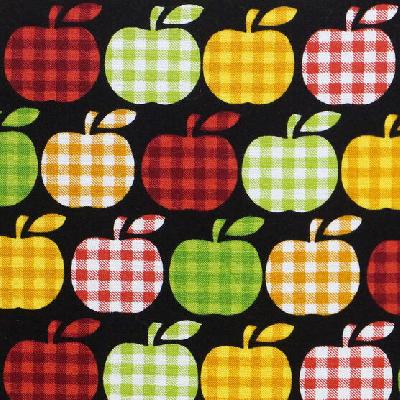 Apple Check Fabric