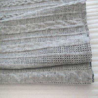 Jacquard Ribbed Knit Fabric