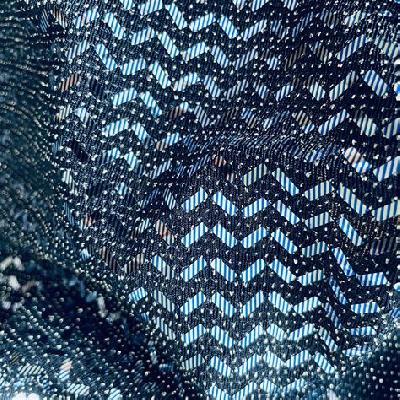 Knitted Jacquard Metallic Fabric