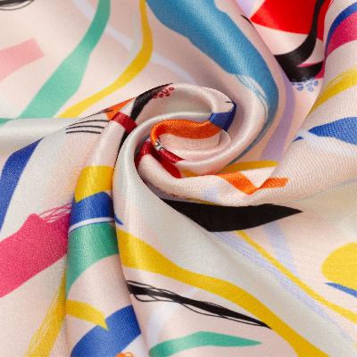 Printed Satin Fabric