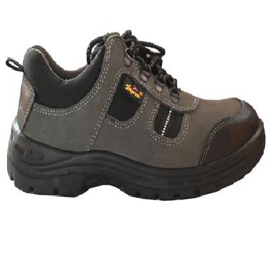 Leather Low Ankle PU Sole Safety Shoes
