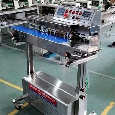 Continuous band sealer with nitrogen filling