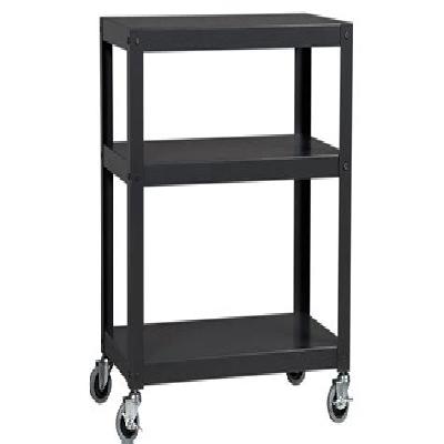 Go-Cart Black Rolling Cart