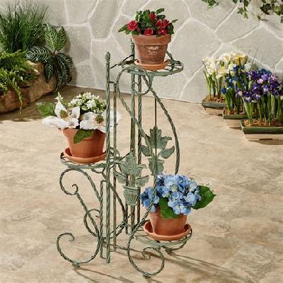 Metal plant stand