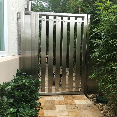 Stainless Steel Front Gate