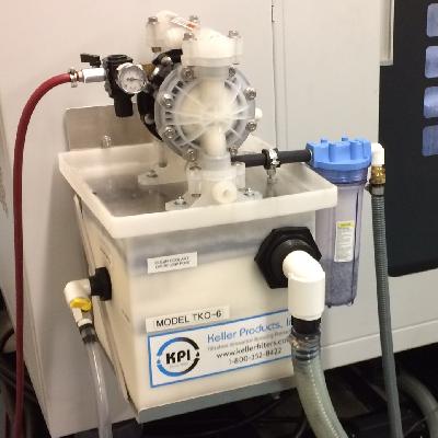 Magnetic Coolant Oil Separator with tank and pump