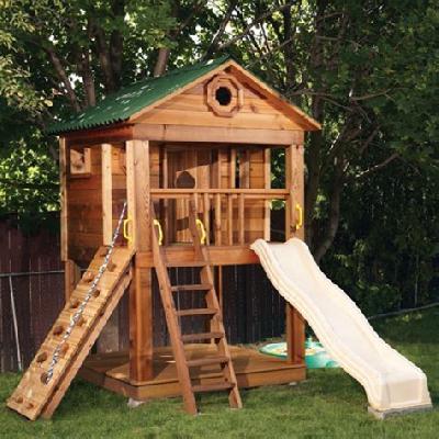 Playhouse Outdoor Children Slide