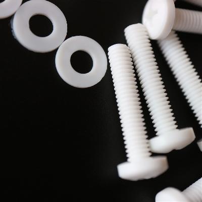 White Plastic Bolt