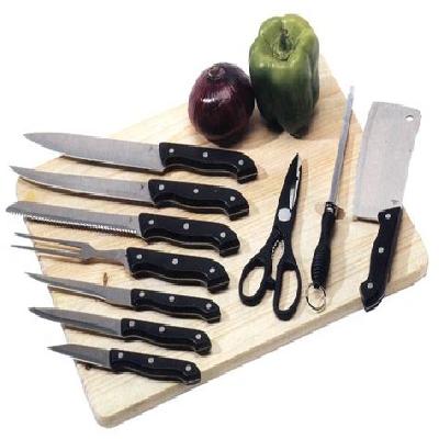 Knife Set With Wooden Chopping Board Set