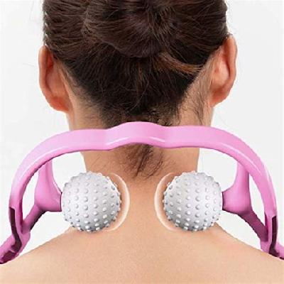 Manual neck massager