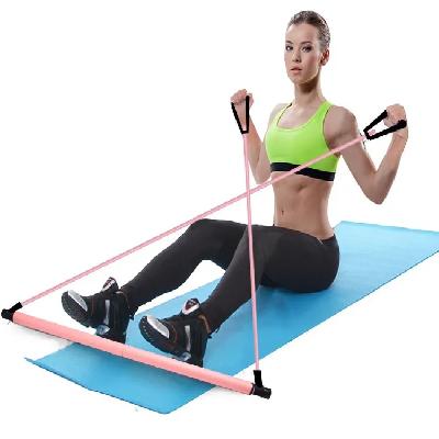 Pilates Bar With Resistance Tube