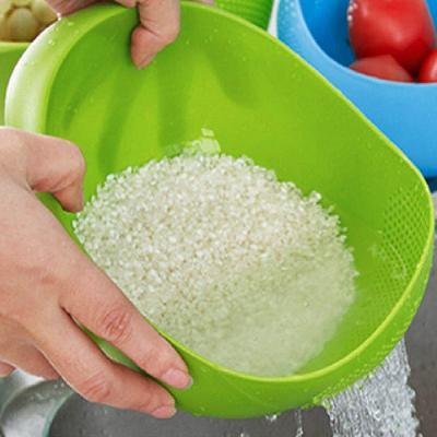 Rice Washing Plastic Bowl