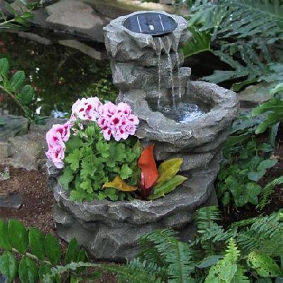 Solar Water Fountain For Home Gardening