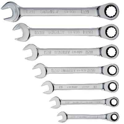 YT 0208 Combination Ratchet Wrench Set