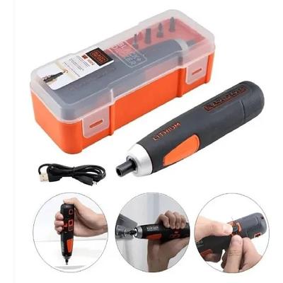 BLACK DECKER BD40K4-IN 4V 6.35mm Li-ion Cordless Screwdriver (4 Accessories)