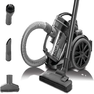 Black Decker Vm1480 1400-Watt,  Bagless Multicyclonic Vacuum Cleaner With 6 Stage Filteration