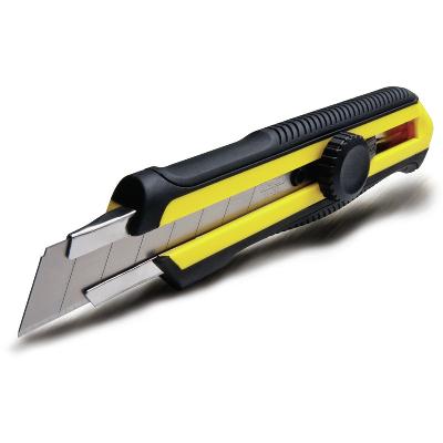 STANLEY STHT10418-812 18MM Snap Off Knife with Dynagrip (Yellow and Black)
