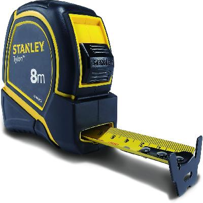 STANLEY STHT43068-12 Tylon 8 Meters Measurement Tape in Rugged Rubber Case