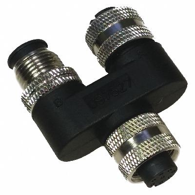 New M12 Y Distributor With Assembled Cable