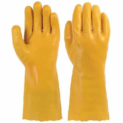 yellow white Safety gloves