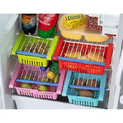 Adjustable Fridge Storage Basket