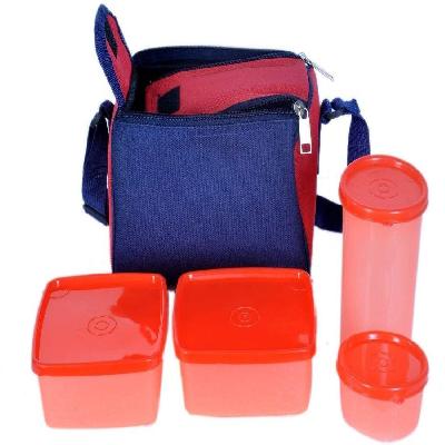 Plastic Lunch Box With Bag