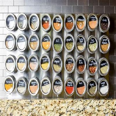 3 Jars Magnetic Spice Box