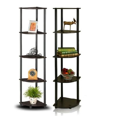 Black Corner Multipurpose Storage Rack