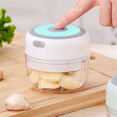 Mini Electric Garlic Chopper Slicer