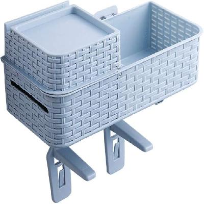 Plastic Wall Mounted Bathroom Shelf