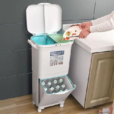 Trash Can with  Garbage Holder