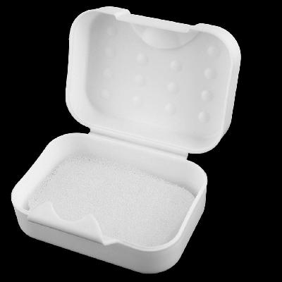 White Plastic Soap Holder