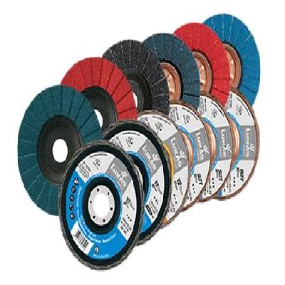 LUKAS SLTT Flat Dished Abrasive Flap Disc