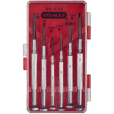 Stanley 66-039 6 Pieces Precision Screwdriver Set