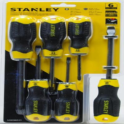 Stanley STHT65242-8 6 Pieces Cushion Grip Screwdriver Set