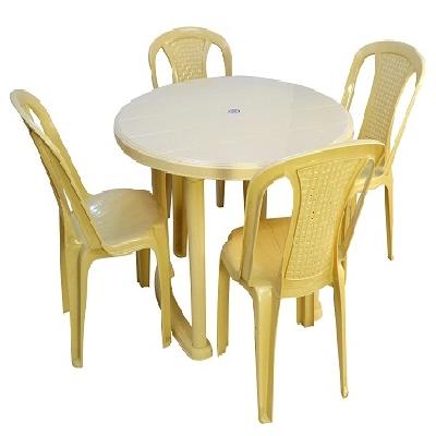 Nilkamal-Shahenshah-Dining-Table-Set-With-Chair-Chr-4002-Model